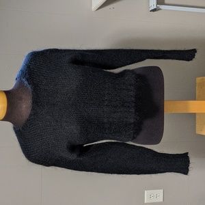 Vintage crop mohair sweater